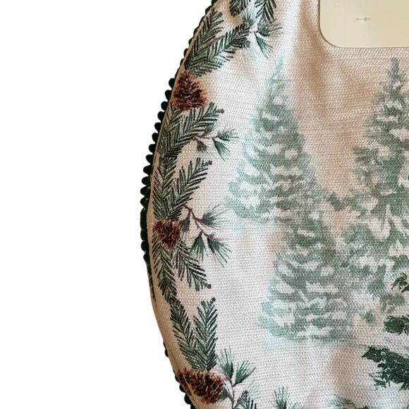 Cynthia Rowley Winter Pine Tree Christmas Placemats 15in Set of 4 Holiday New - Picture 8 of 12